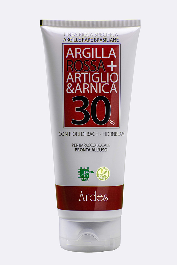 Argilla rossa + 30% artiglio e arnica tubo