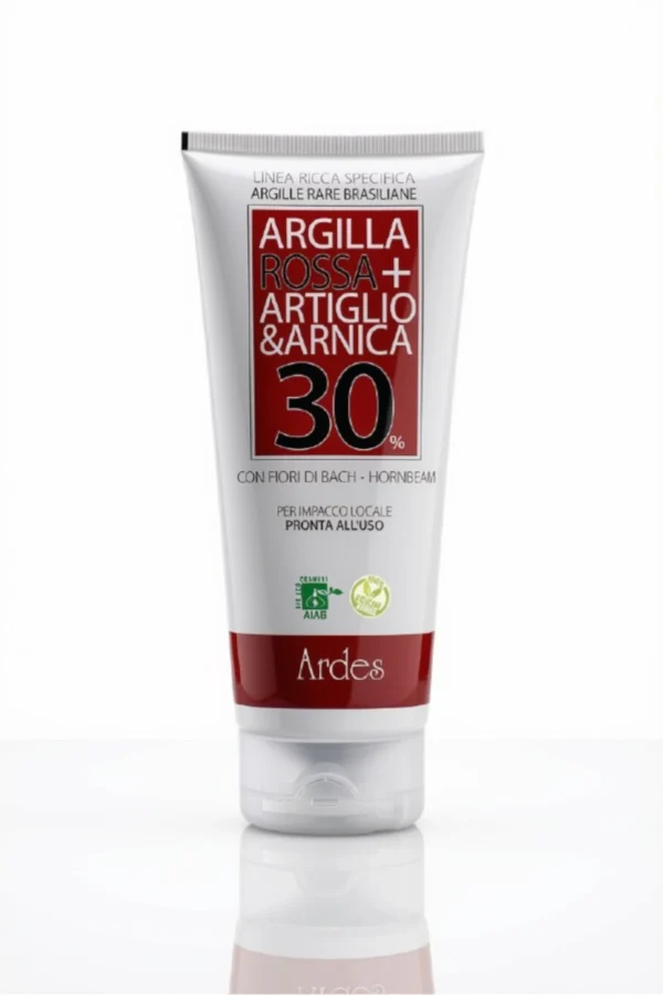 Argilla rossa + 30% artiglio e arnica tubo