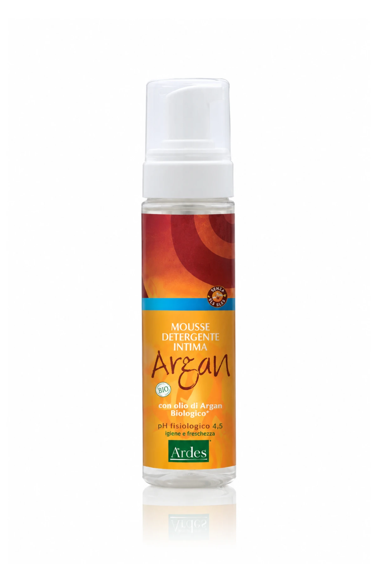 Mousse detergente intima argan