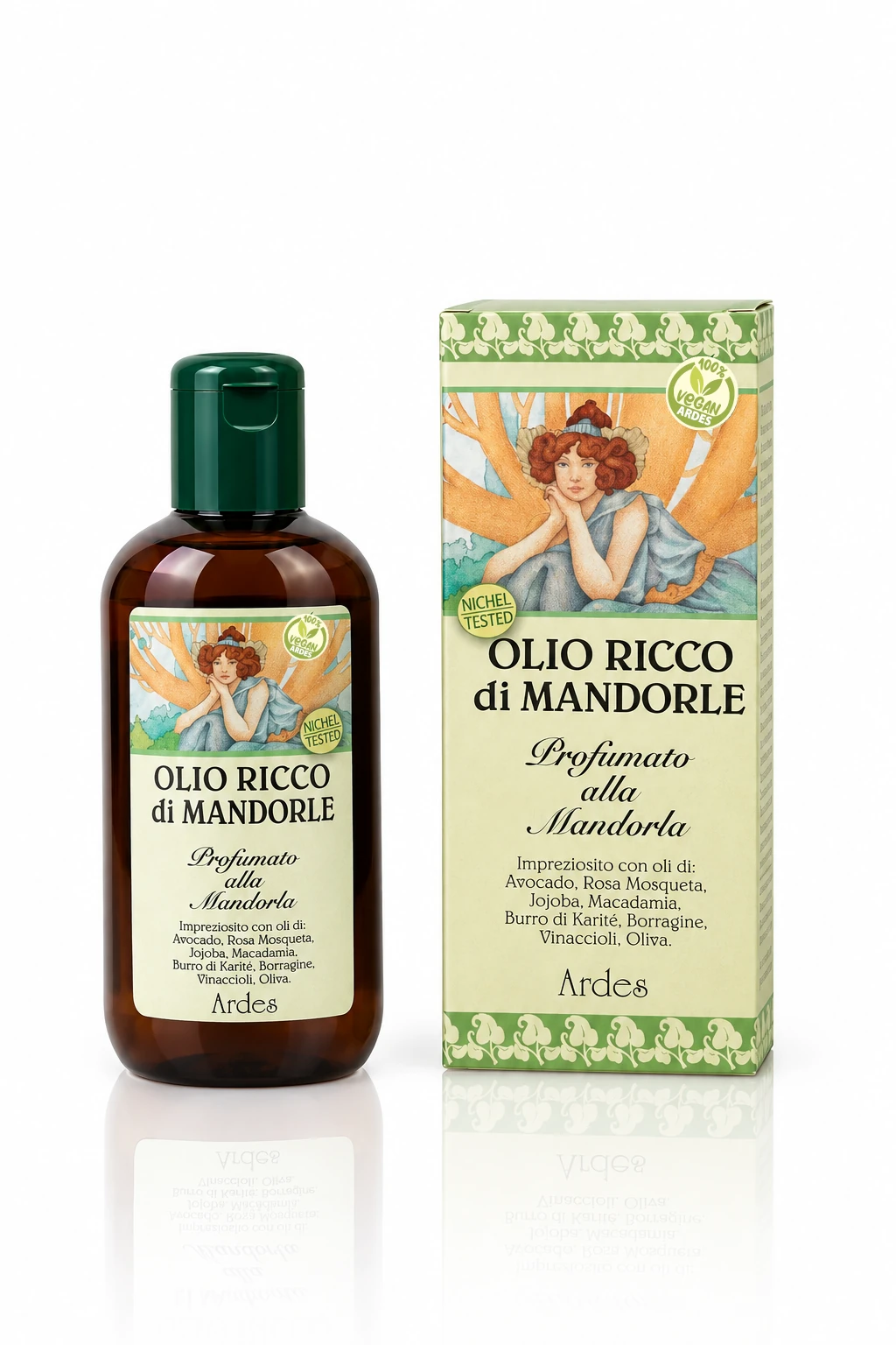 Olio ricco di mandorle prof mandorla